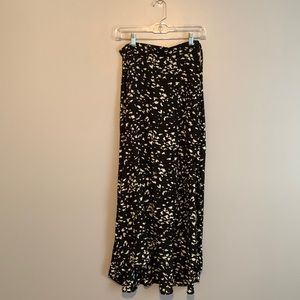 Francesca’s Blue Rain Wrap Skirt